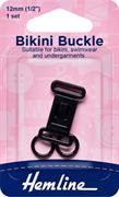 HEMLINE HANGSELL - Bikini Buckle Set, 12mm - black